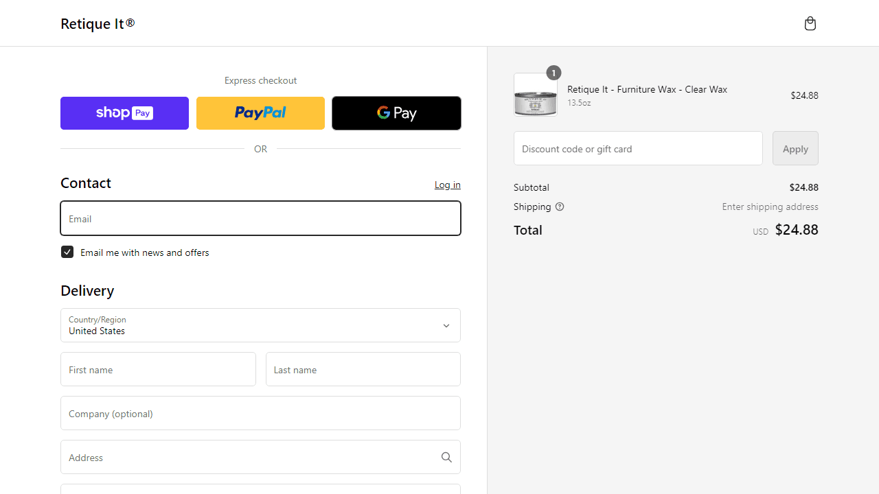 How to apply Retiqueit coupon code